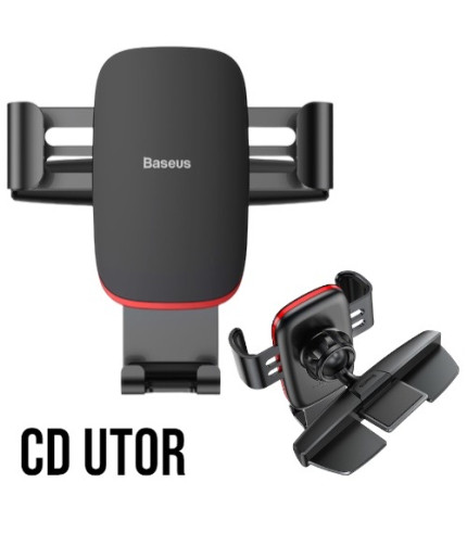 BASEUS Metal Age Gravity Car CD Slot Mount Holder 