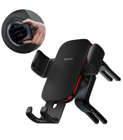BASEUS Metal Age II Gravity Car Mount Air Outlet Phone Holder Bracket