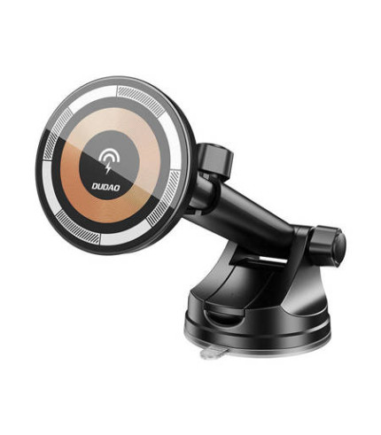 Dudao F12 MAX magnetic car holder with Qi inductive charger, 15W 