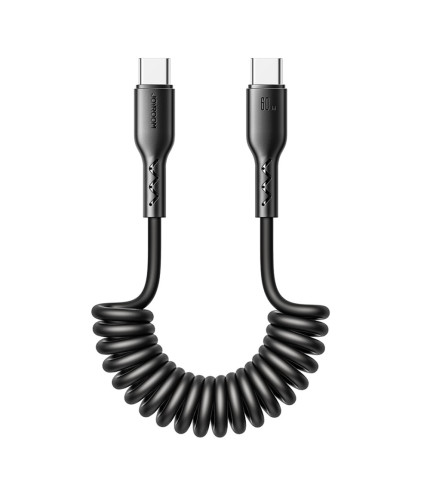 JOYROOM SA38-CC3 Serija spiralni pleteni kabe Type C na Type C