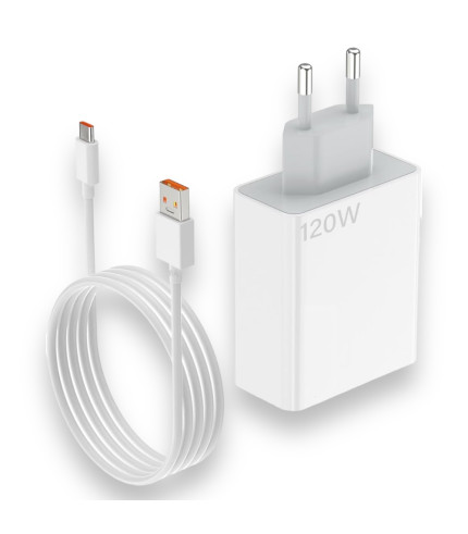  XIAOMI MDY-13-EE Hypercharge 120W kućni punjač s Type-C kabelom za punjenje BULK