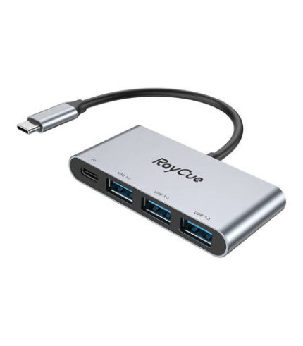RayCue Hub USB-C na 3x USB-A 3.0 5Gbps + PD 3.0 100W