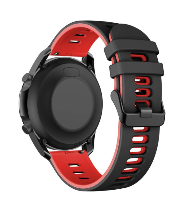 Silikonski remen Dual Color Sport za Samsung Galaxy Watch3 45 mm / Huawei Watch GT2/GT3 22mm
