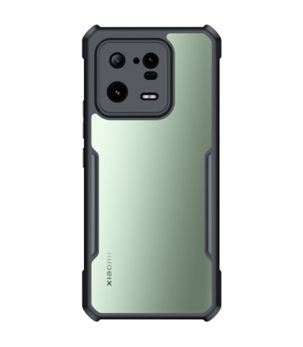 XUNDD prozirna silikonska maskica s crnim rubom za Xiaomi 13 Pro 5G