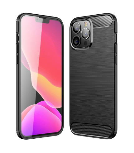 Carbon Fiber silicone case Apple iPhone 13 Pro Max