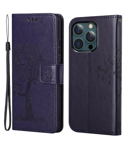 Flower Tower Butterfly Leather Case Cover for iPhone 13 Pro Max