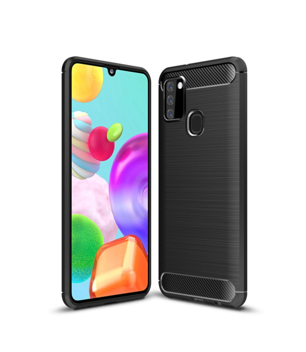 Carbon Brush silikonska zaštitna maska Samsung Galaxy A21s