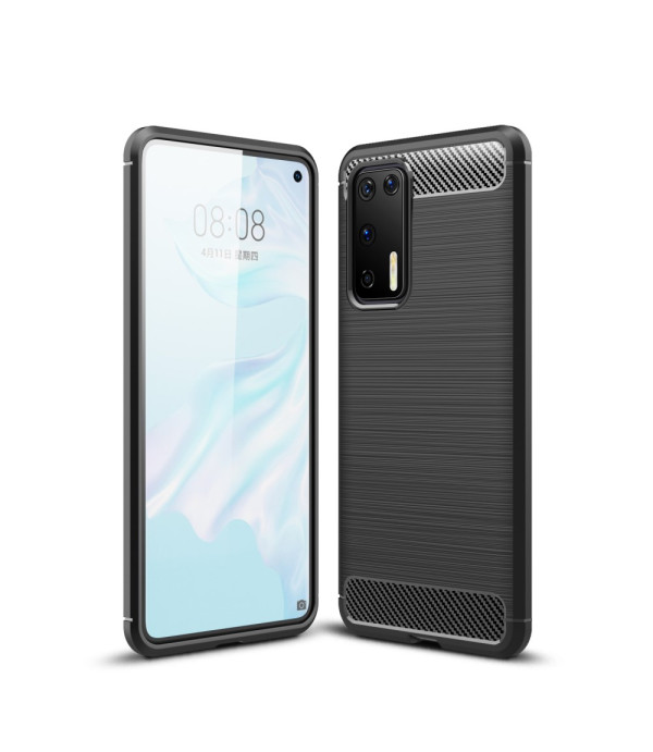 Carbon Brush silikonska zaštitna maska Huawei P40