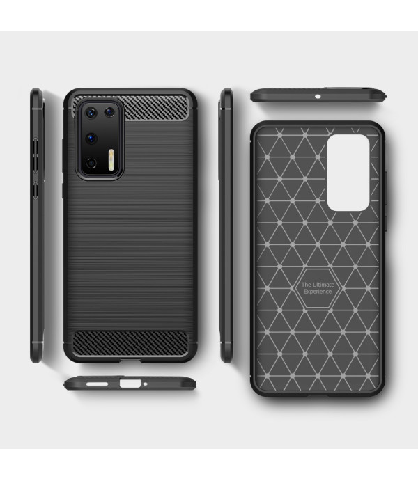 Carbon Brush silikonska zaštitna maska Huawei P40