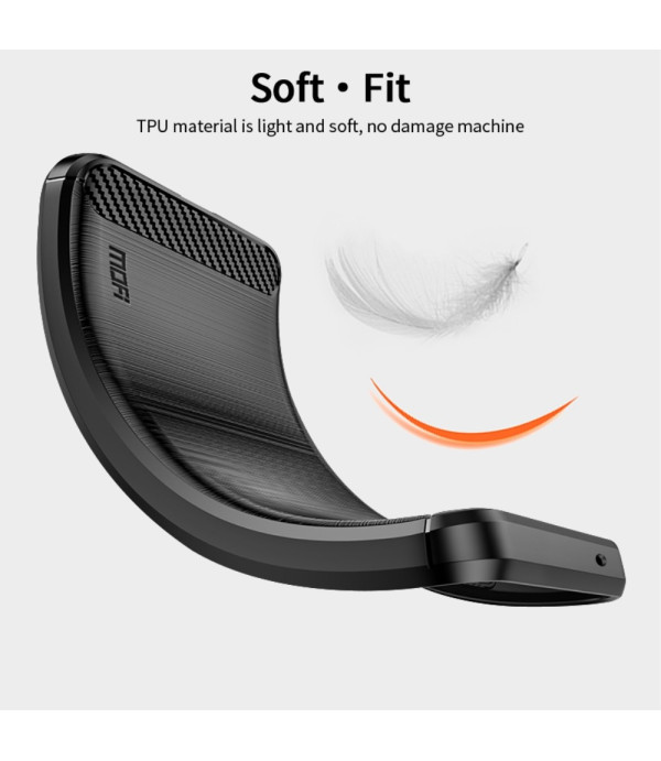 Carbon Fiber silikonska zaštitna maskica Motorola Edge 30 Fusion