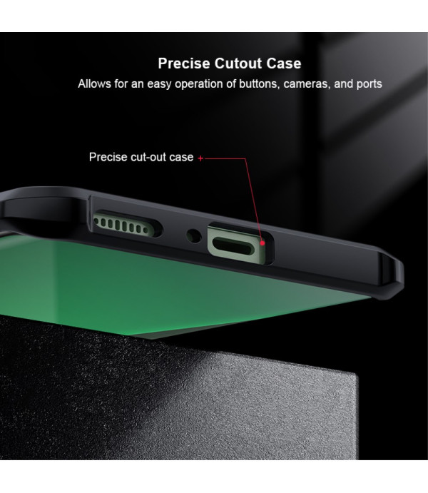 XUNDD prozirna silikonska maskica s crnim rubom za Xiaomi 13 Pro 5G