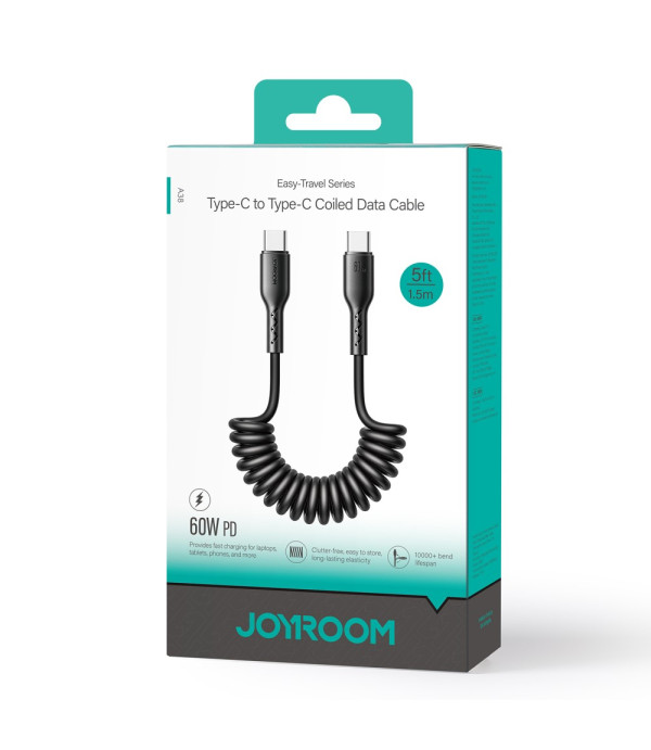 JOYROOM SA38-CC3 Serija spiralni pleteni kabe Type C na Type C
