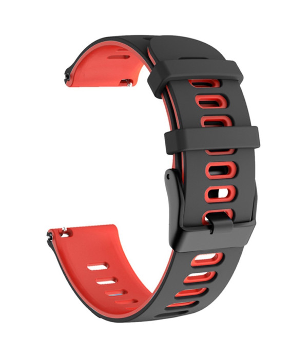 Silikonski remen Dual Color Sport za Samsung Galaxy Watch3 45 mm / Huawei Watch GT2/GT3 22mm