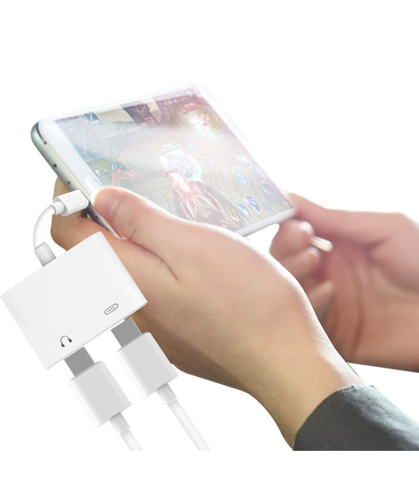  Type C na Type C adapter za slušalice s DAC čipom + utor za punjenje