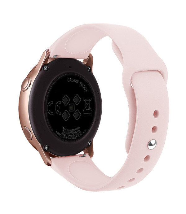20mm Soft Silicone Watch Band Replacement for Samsung Galaxy Watch Active