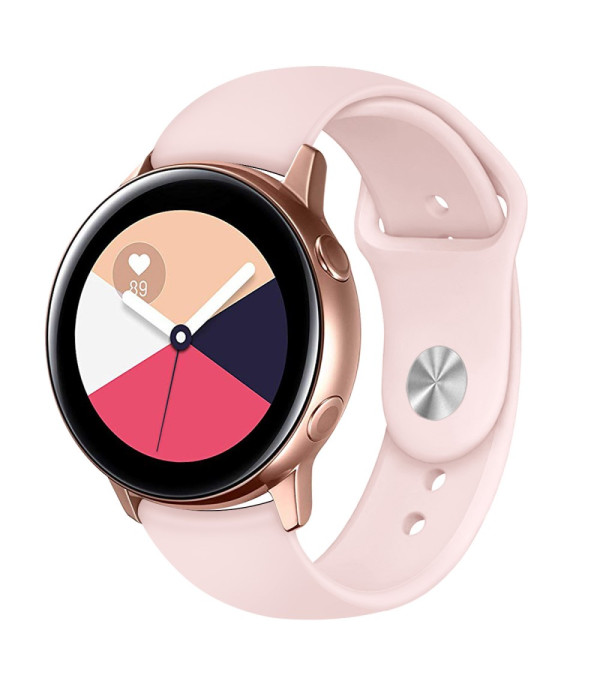 20mm Soft Silicone Watch Band Replacement for Samsung Galaxy Watch Active