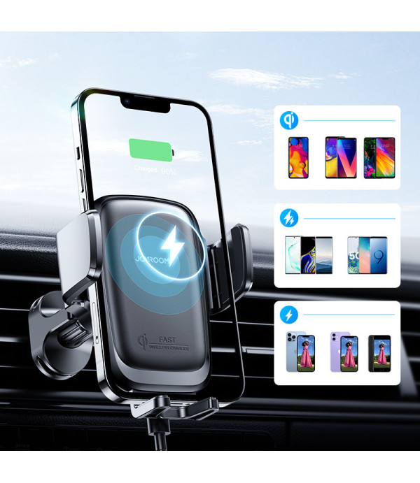 JOYROOM JR-ZS243 15W Qi bežični punjač držač za automobil na ventilaciju