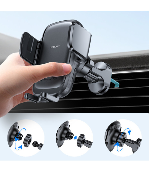 JOYROOM JR-ZS243 15W Qi bežični punjač držač za automobil na ventilaciju