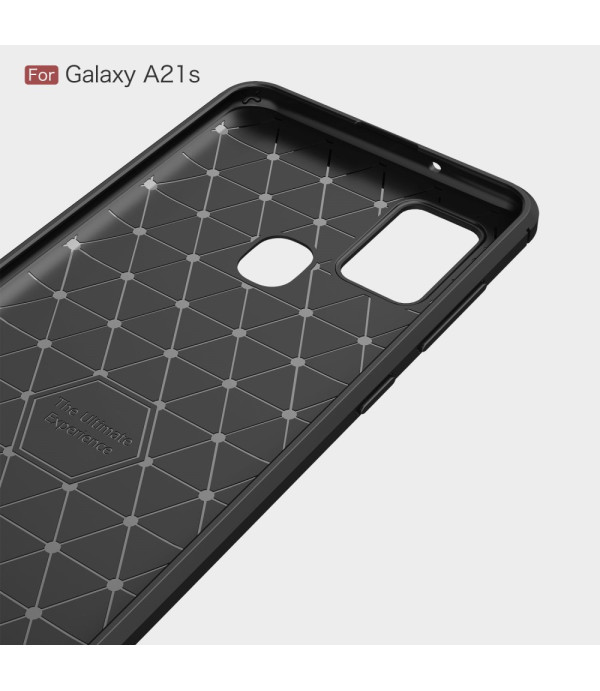 Carbon Brush silikonska zaštitna maska Samsung Galaxy A21s