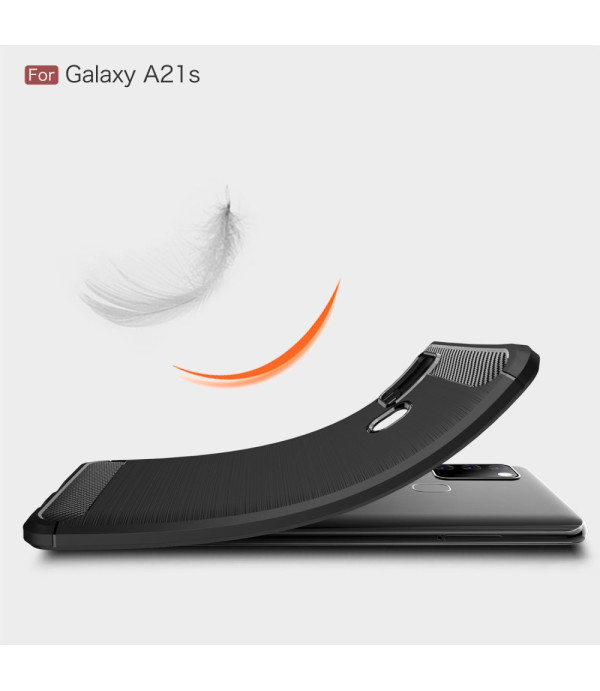 Carbon Brush silikonska zaštitna maska Samsung Galaxy A21s
