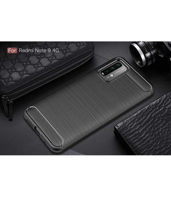 Carbon Brush silikonska zaštitna maska Xiaomi Redmi 9T, Note 10 4G, Poco M3