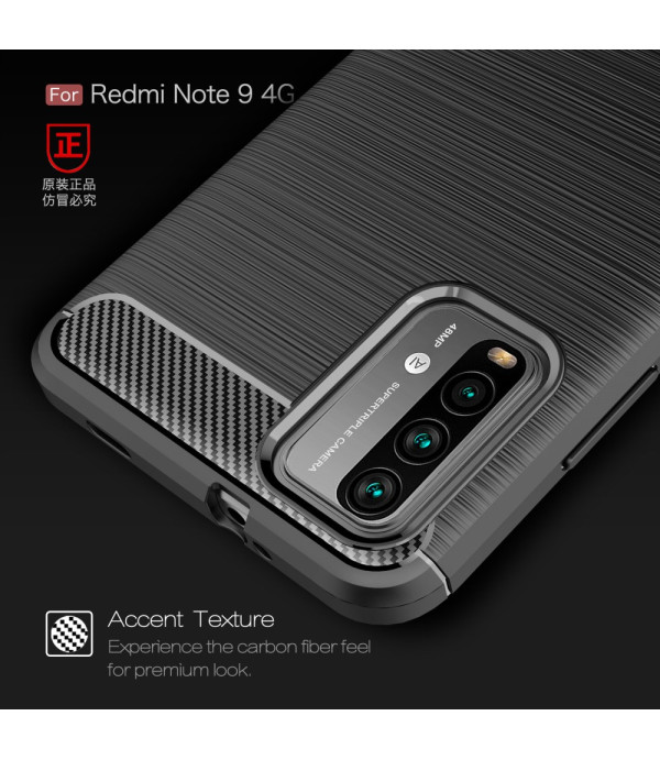 Carbon Brush silikonska zaštitna maska Xiaomi Redmi 9T, Note 10 4G, Poco M3