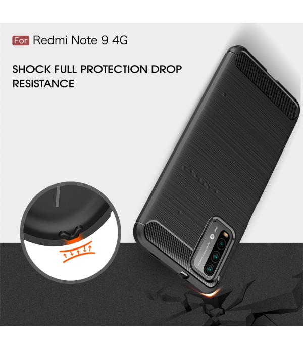 Carbon Brush silikonska zaštitna maska Xiaomi Redmi 9T, Note 10 4G, Poco M3