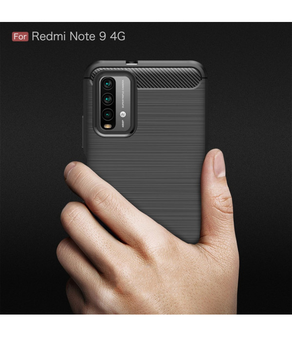 Carbon Brush silikonska zaštitna maska Xiaomi Redmi 9T, Note 10 4G, Poco M3
