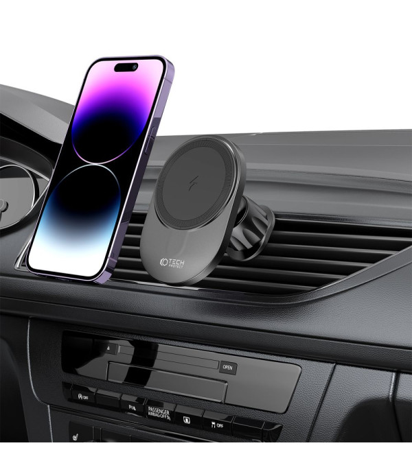 TECH-PROTECT Wireless magnetni auto nosač i punjač 15W
