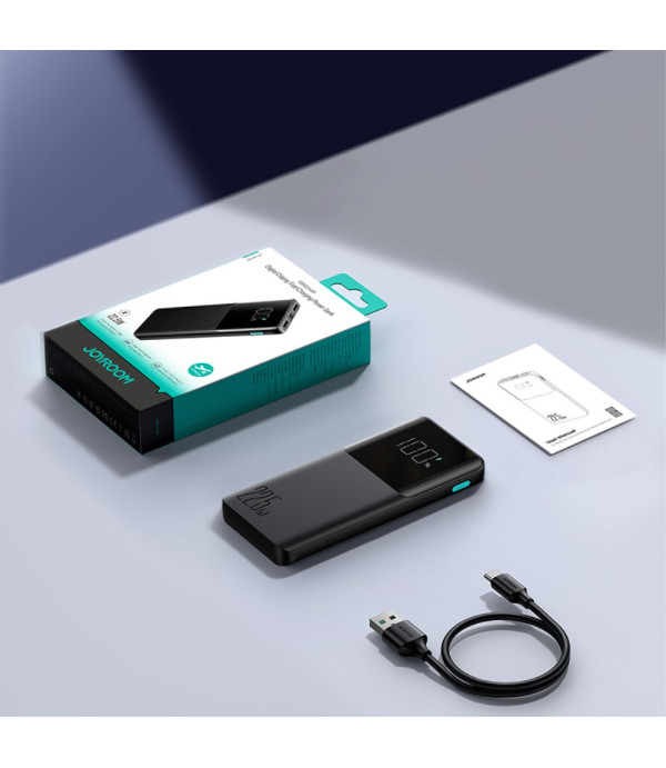 JOYROOM JR-QP191 super brzi punjač s digitalnim zaslonom i baterijom 10000 mAh