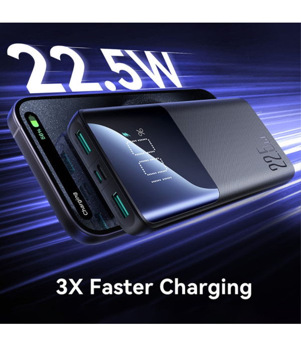 JOYROOM JR-QP191 super brzi punjač s digitalnim zaslonom i baterijom 10000 mAh