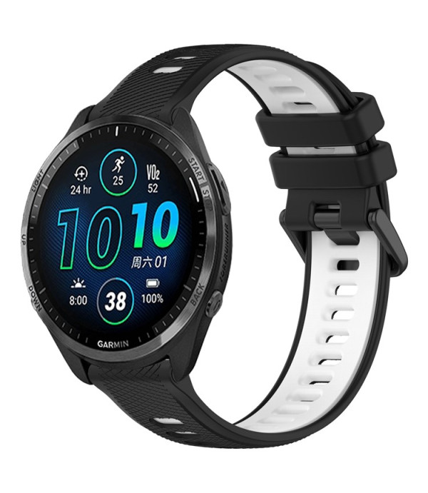 Silikonski remen za Garmin Forerunner 570, 965, 255, Vivoactive 4 i Venu 2 – Dual Color 22mm