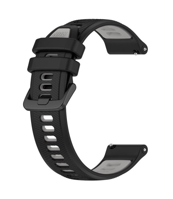 Silikonski remen za Garmin Forerunner 570, 965, 255, Vivoactive 4 i Venu 2 – Dual Color 22mm