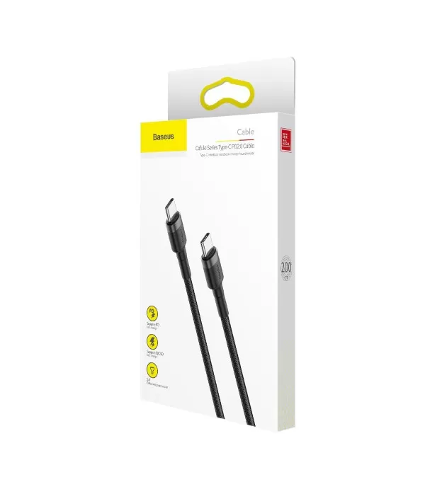 Baseus Cafule 60W flash pleteni Type C  data kabel brzo punjenje 2m