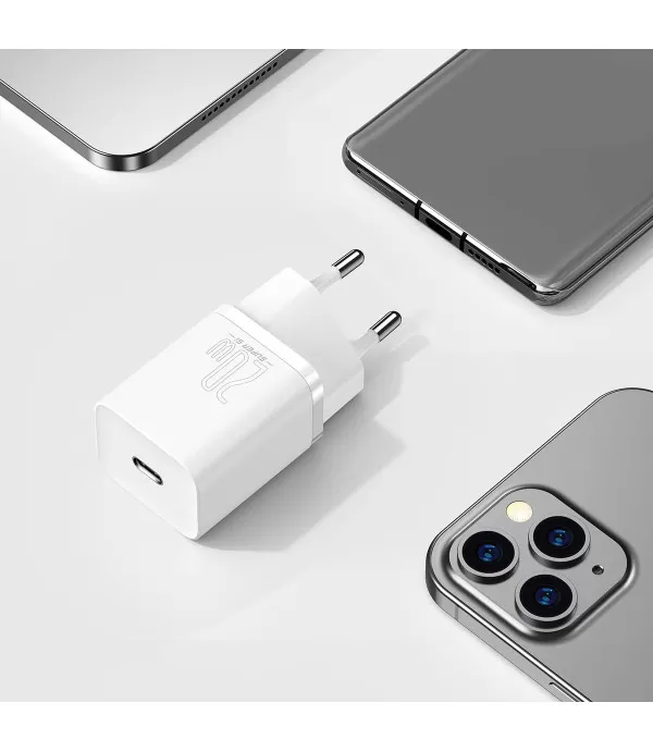 BASEUS Super Si brzi punjač 20W s podatkovnim kabelom Type-C na Lightning 1m