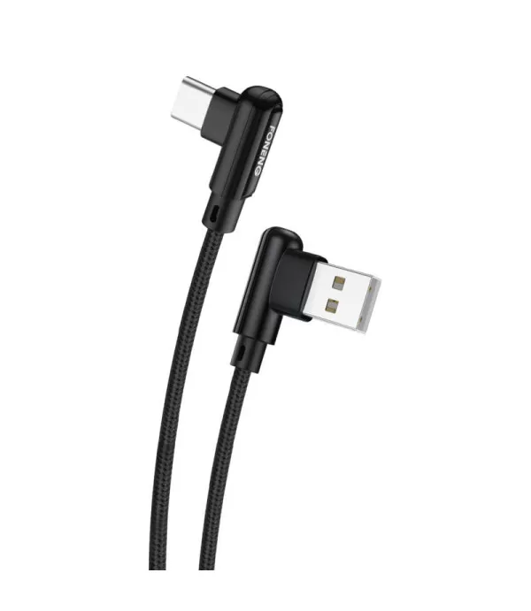 FONENG 90° najlonski pleteni USB na Type-C kabel
