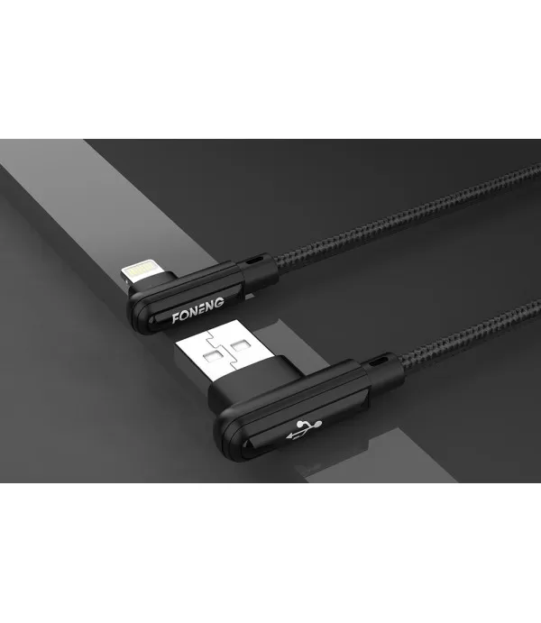 FONENG 90° najlonski pleteni USB na Type-C kabel