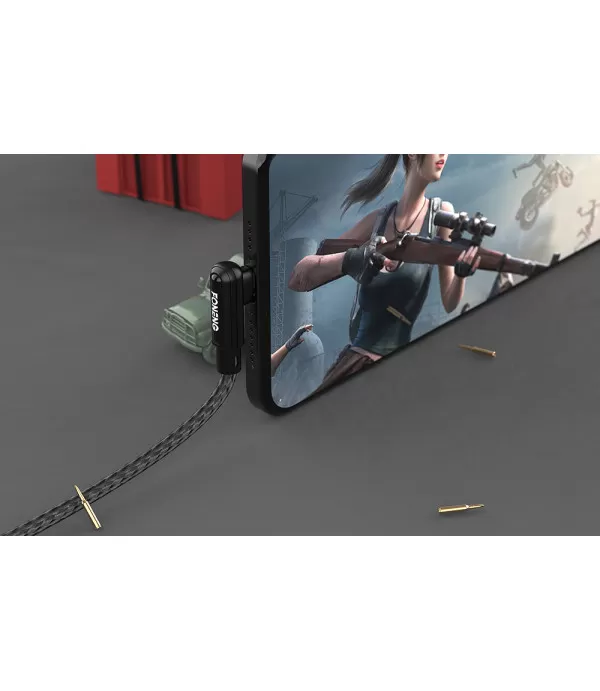 FONENG 90° najlonski pleteni USB na Type-C kabel