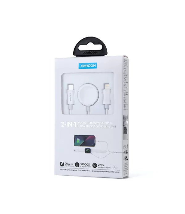 JOYROOM S-IW005 Type-C kabel 2-u-1 magnetski bežični punjač