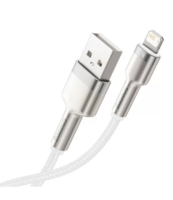 BASEUS Cafule serija 1m Lightning kabel za punjenje bijeli