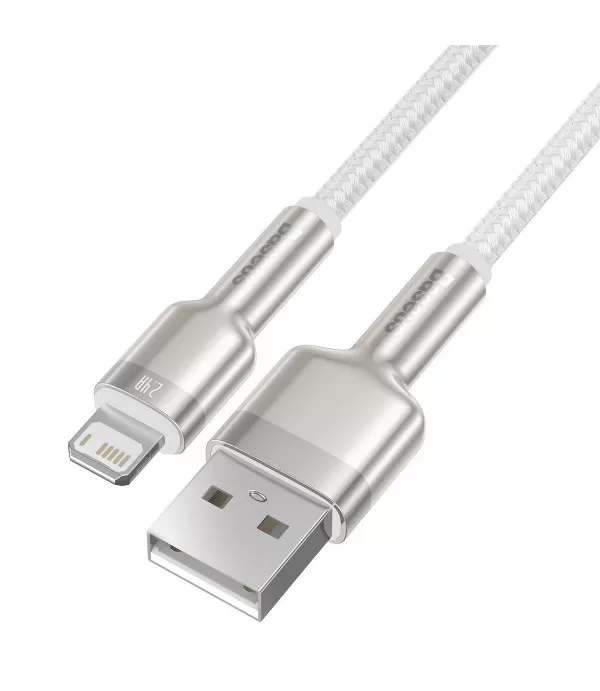 BASEUS Cafule serija 1m Lightning kabel za punjenje bijeli