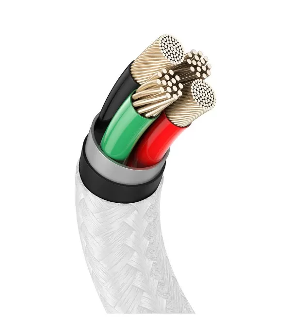 BASEUS Cafule serija 1m Lightning kabel za punjenje bijeli