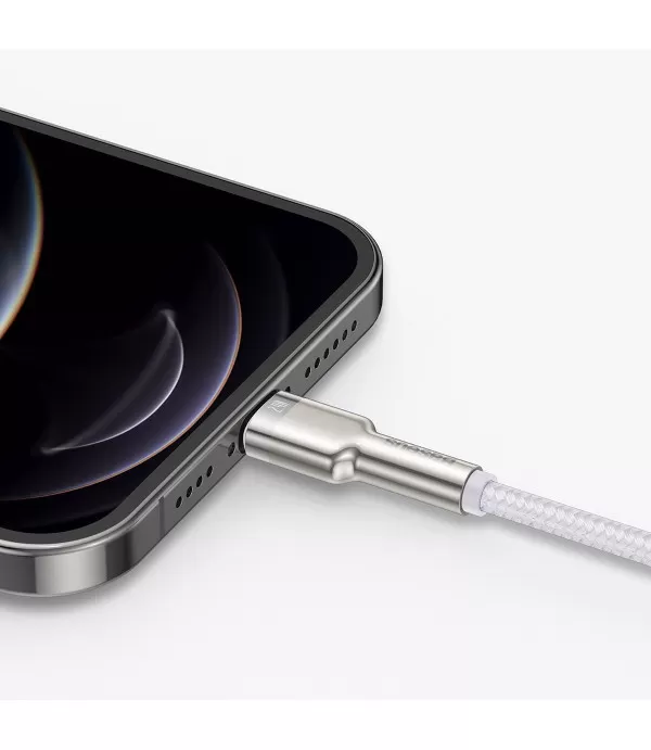 BASEUS Cafule serija 1m Lightning kabel za punjenje bijeli