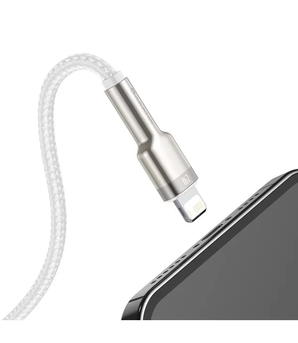 BASEUS Cafule serija 1m Lightning kabel za punjenje bijeli
