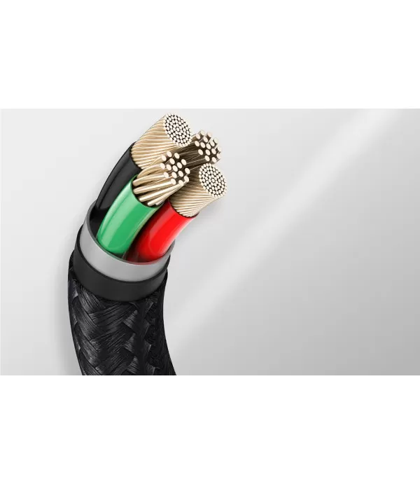 BASEUS Cafule serija 1m Lightning kabel za punjenje bijeli