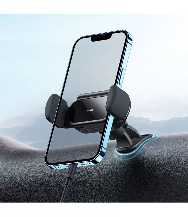 BASEUS Steel Cannon Pro Solar nosač za auto s automatskim stezanjem