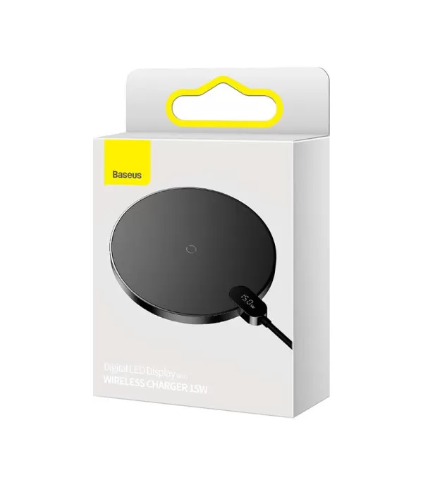 BaseusDigital LED Qi bežični punjač za brzo punjenje 15W