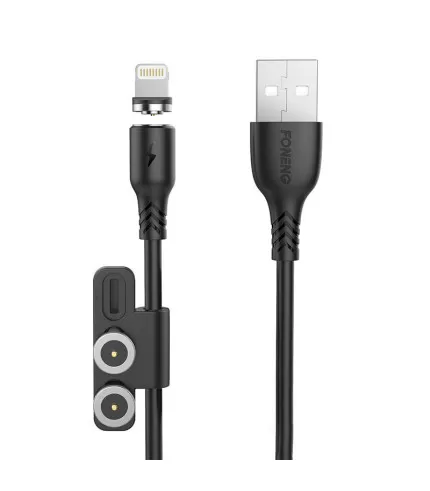 FONENG X62 3-u-1 USB magnetni kabel Type C, Lightning, micro