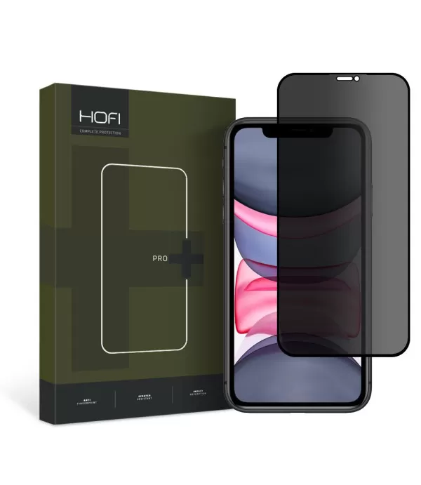 HOFI Premium Privacy zaštitno kaljeno staklo za iPhone 11 / XR