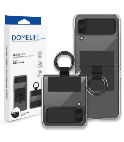 WHITESTONE Ring Clear serija silikonska zaštitna maska Samsung Z Flip 4 5G